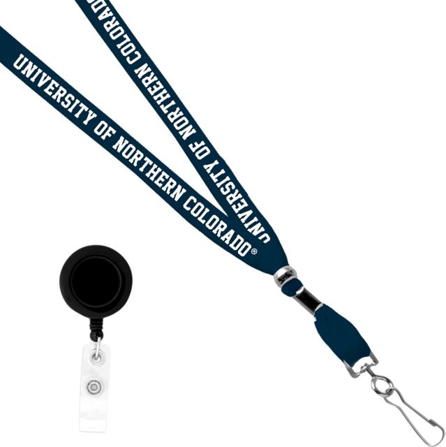 University of Northern Colorado Card Clamp Lanyard