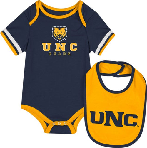 University of Northern Colorado Infant's Bears Bodysuit Bib Set