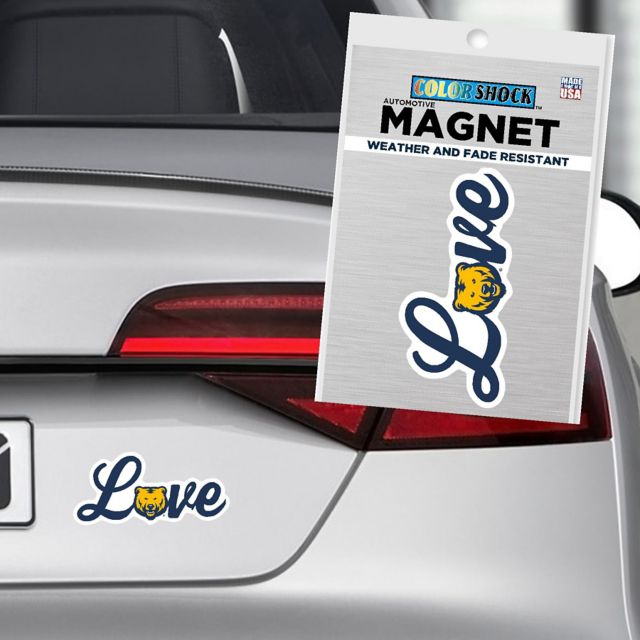 University of Northern Colorado Bears Love 4x4 Magnet