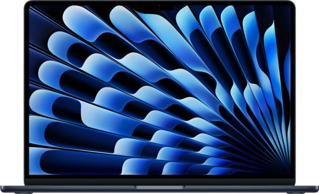 Apple 15-inch MacBook Air: Apple M4 chip with 10-core CPU and 10-core GPU, 24GB, 512GB SSD - Midnight - ONLINE ONLY