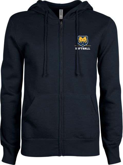 Northern Colorado ENZA Womens Fleece Full Zip Hoodie Softball - ONLINE ONLY